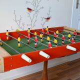 Old foosball table wooden