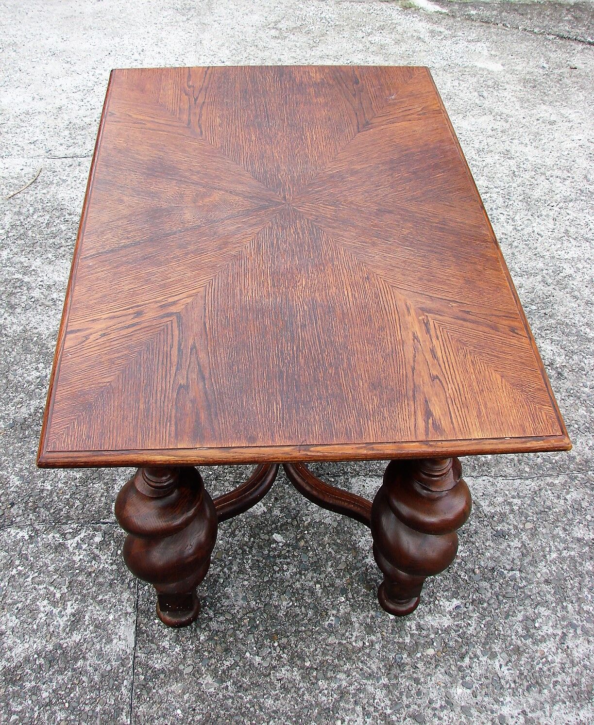 Oak table, 1950s