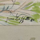 Aquarelle Jean Laffitte
