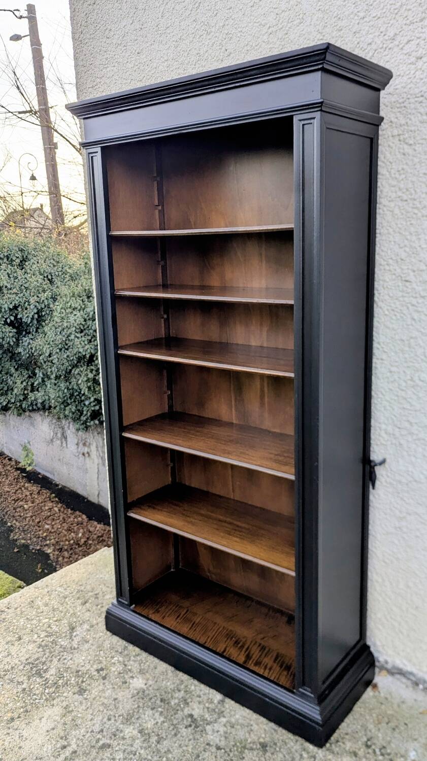 Open bookcase black 20th century