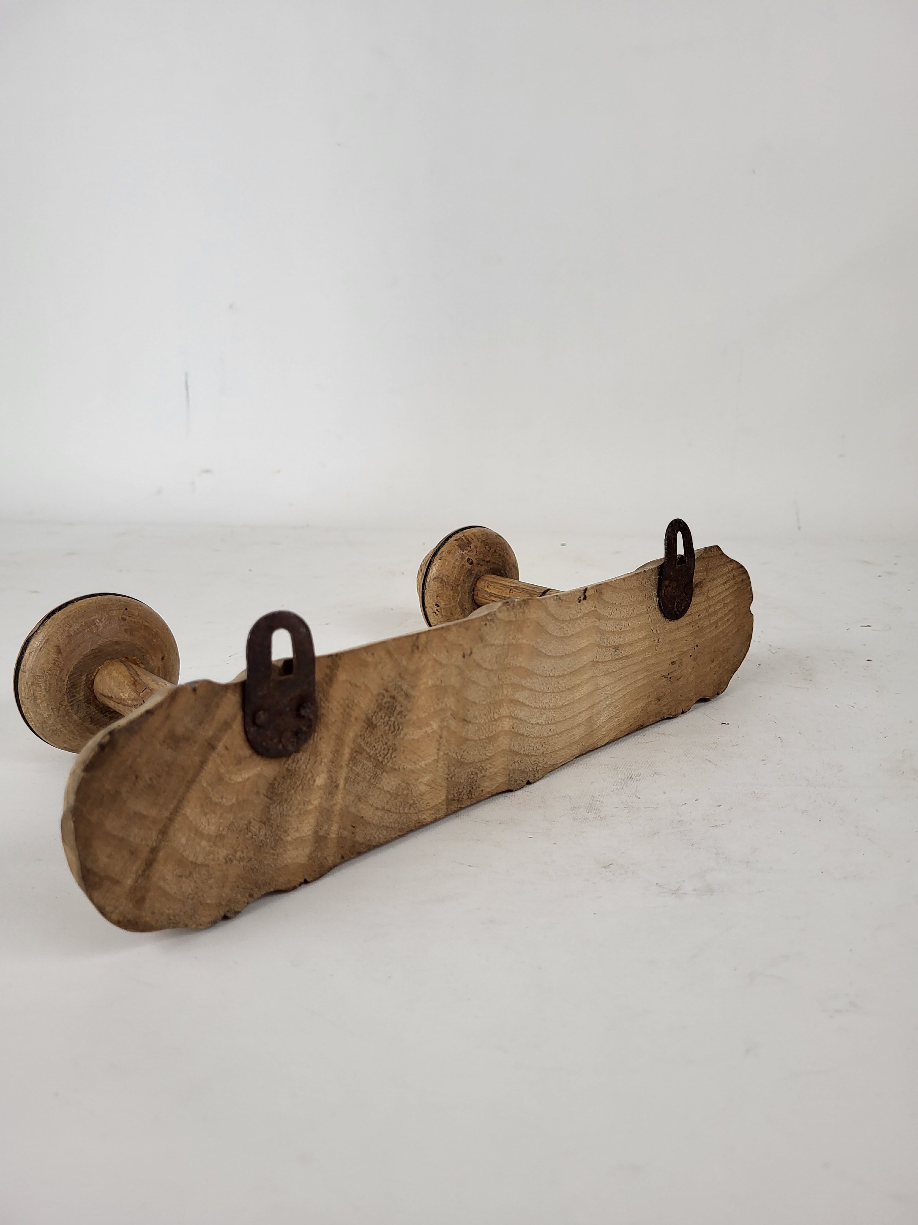 Vintage wooden coat rack