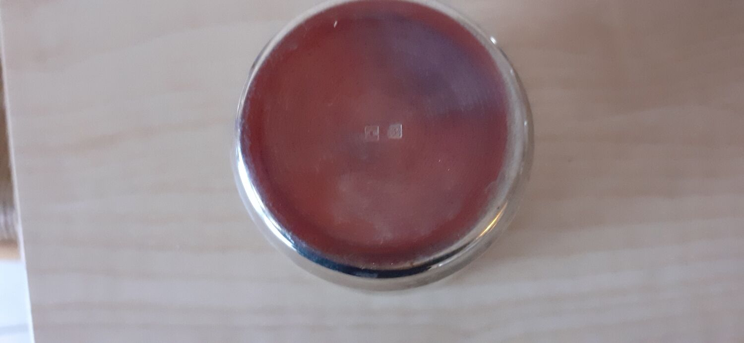 2 timpani silver metal with hallmarks