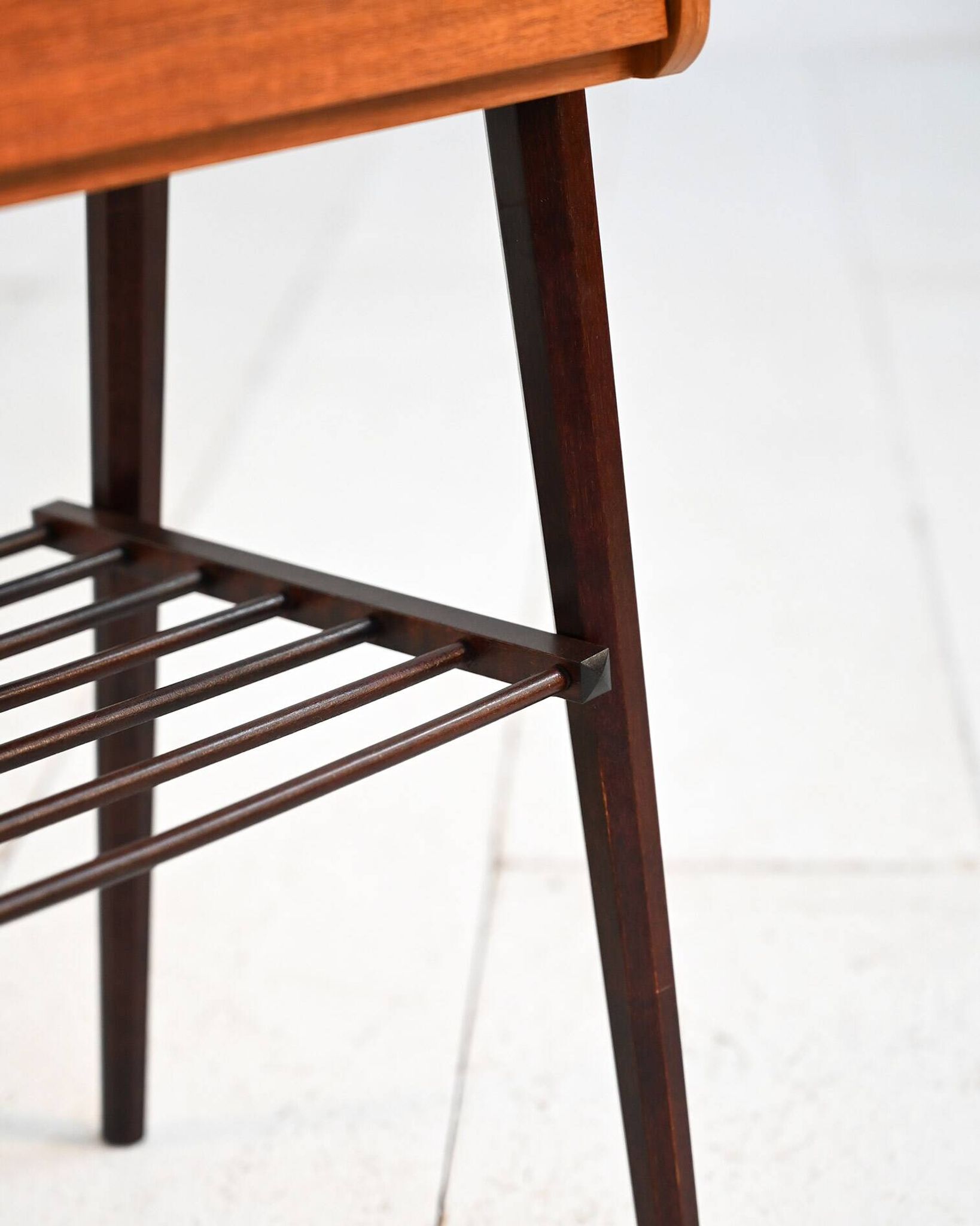 1960s oak TV stand by Arne Wahl Iversen