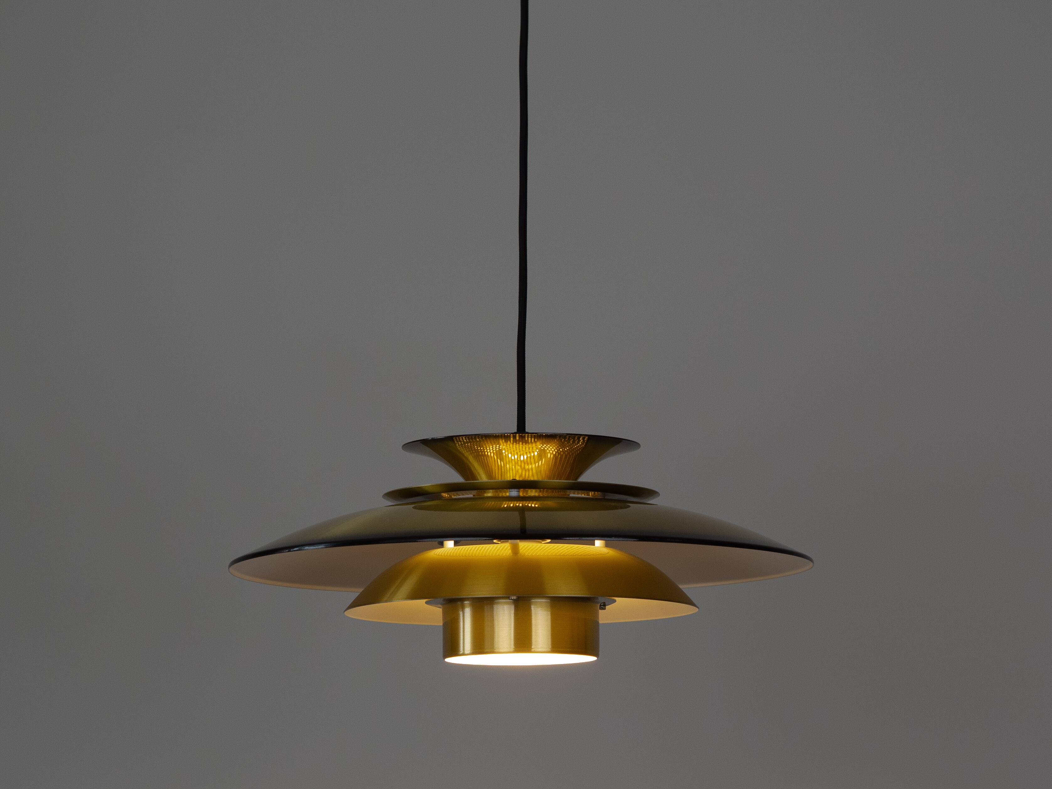 Danish vintage pendant lamp Roma from 1980s