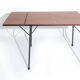 Vintage folding table in teak by Arne Jacobsen for Fritz Hansen, Denmark, 1950s.