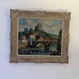 Oil on canvas by raymond besse