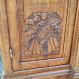 1925 office library in solid waved mahogany