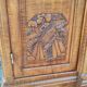 1925 solid curly mahogany office bookcase