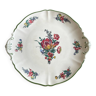 Plat à tarte ancien en faïence de Villeroy & Boch