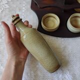 Stoneware condiment service