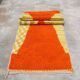 Handwoven coloured wool rug, 300 x 95 cm - R310