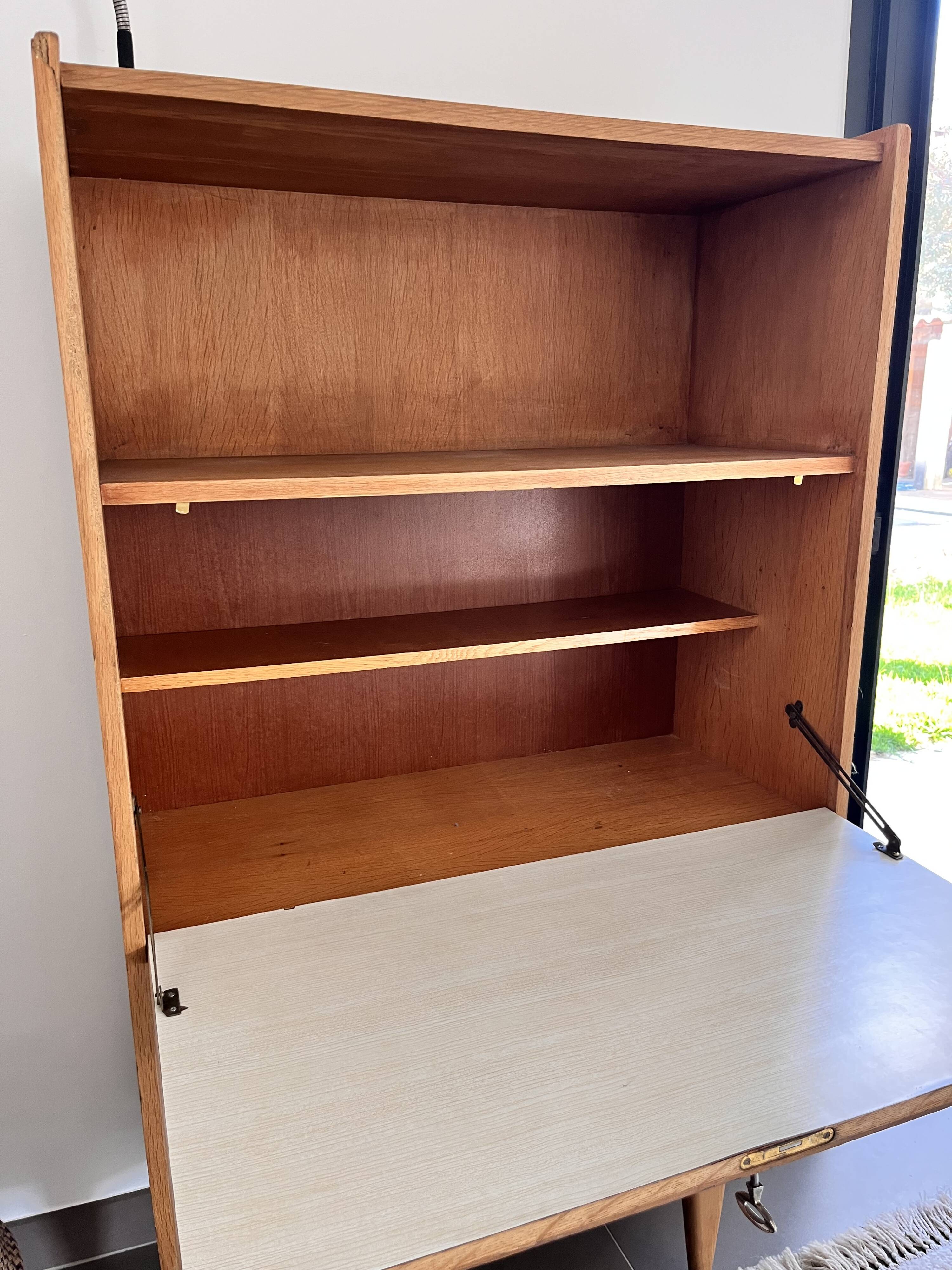 Vintage wooden secretary