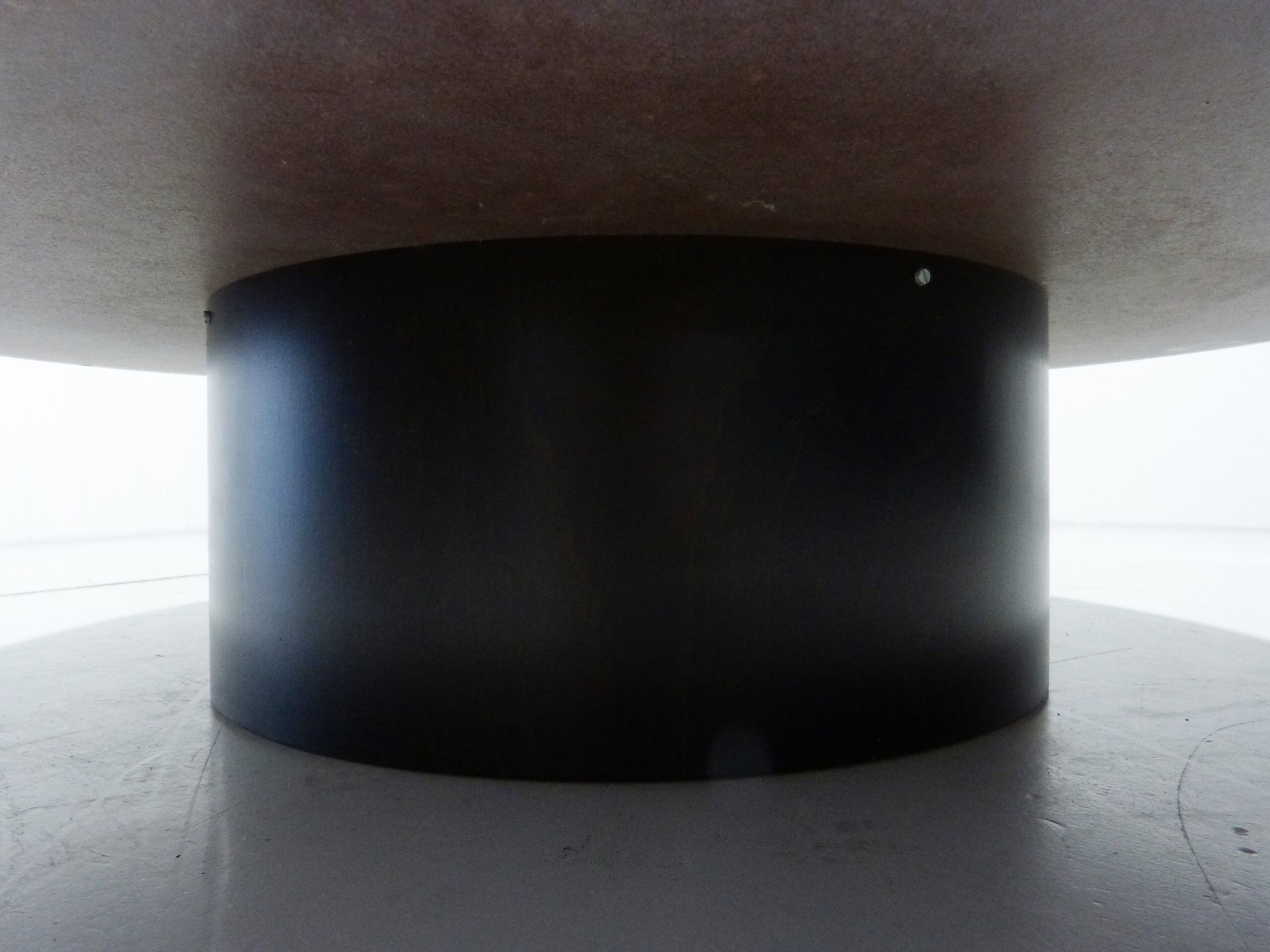 Round spce age coffee table 1960’s, Opal Möbel