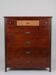 Exotic wood chest of drawers