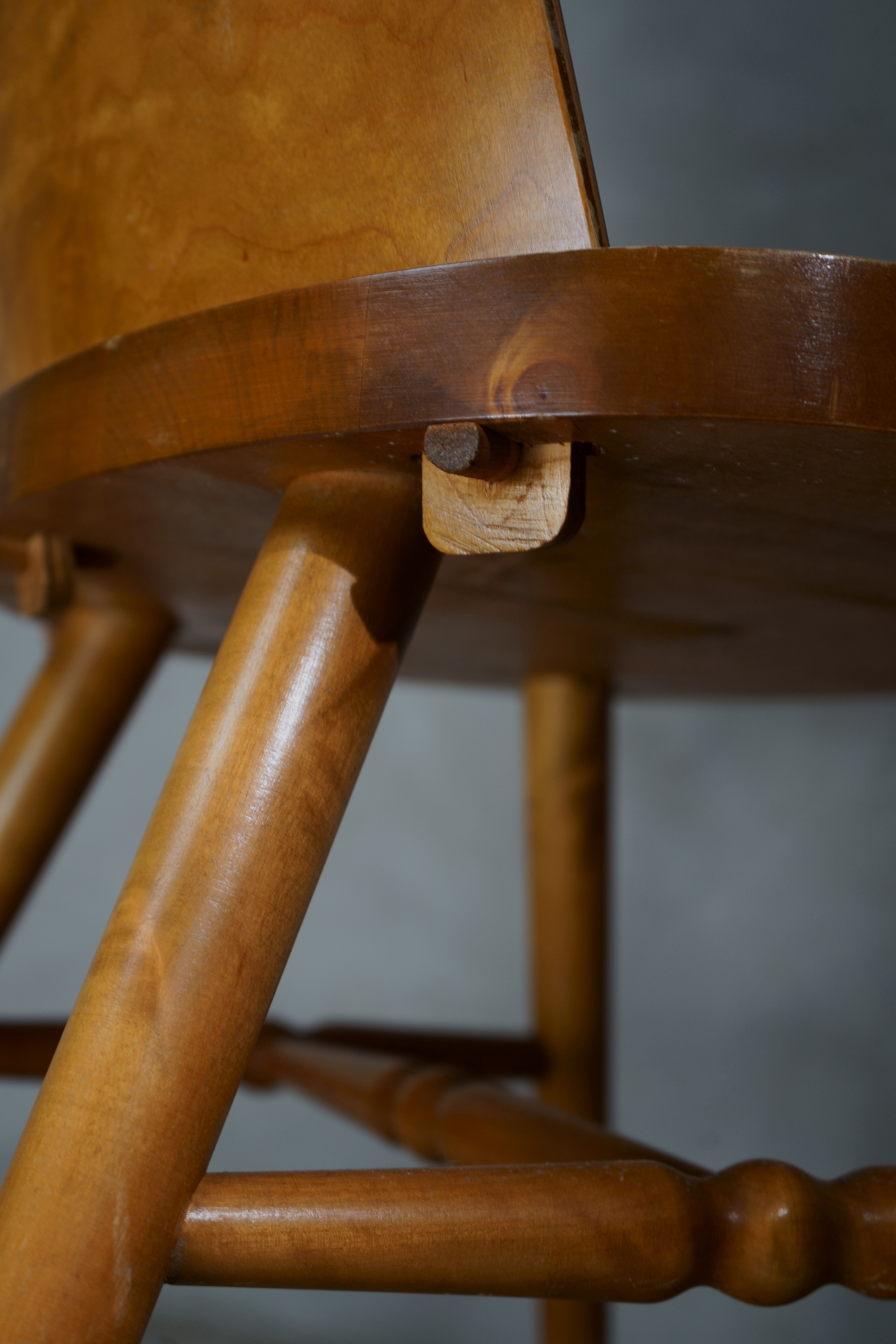 Birch dining table and chairs by Uno Åhrén for Gemla, Sportstugemöbler, Sweden, 1930´s