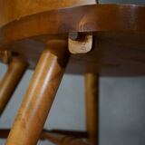 Birch dining table and chairs by Uno Åhrén for Gemla, Sportstugemöbler, Sweden, 1930´s