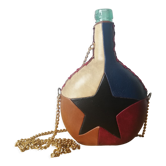 Leather demijohn