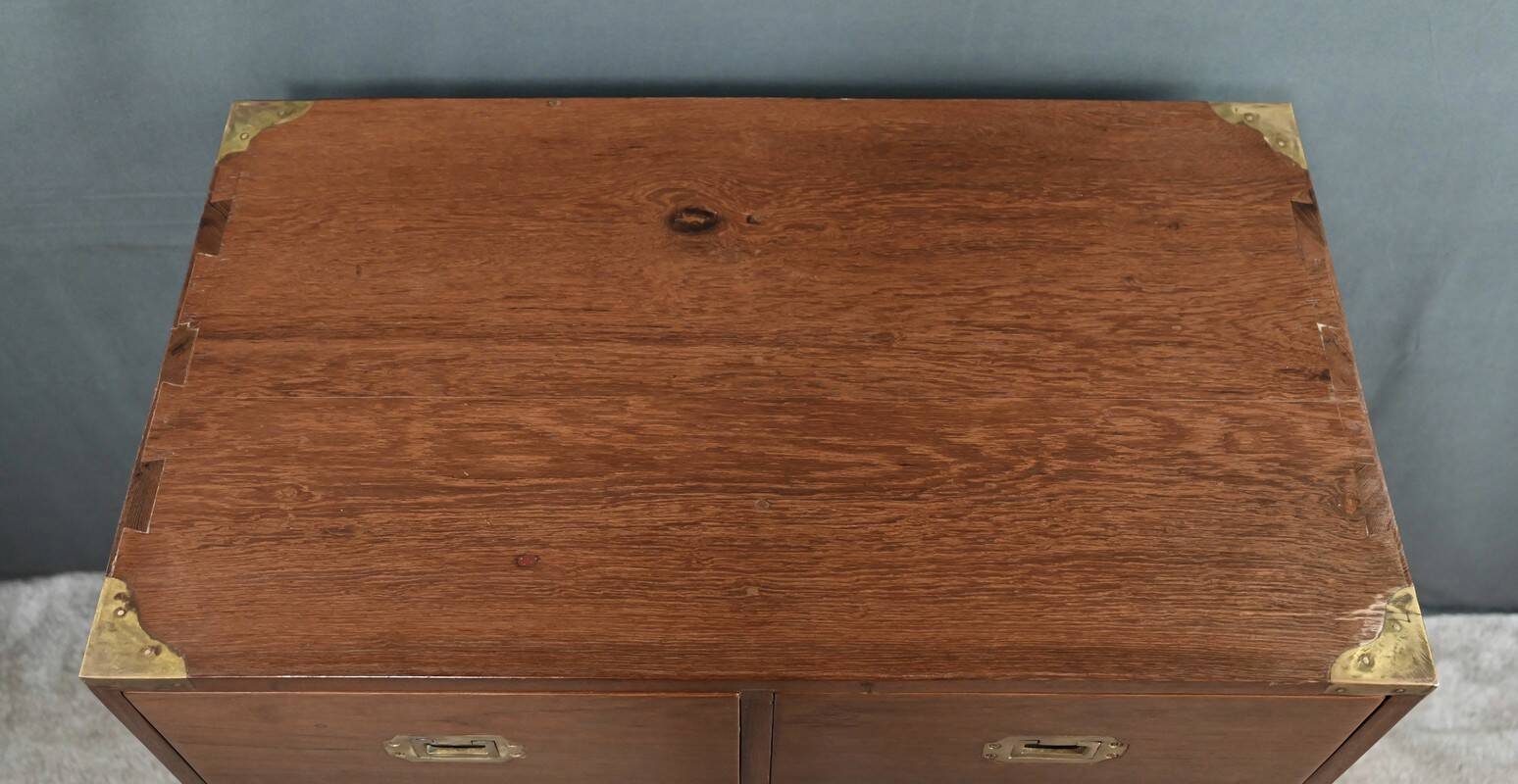 Marine Commode in Teak, India – 20th Century