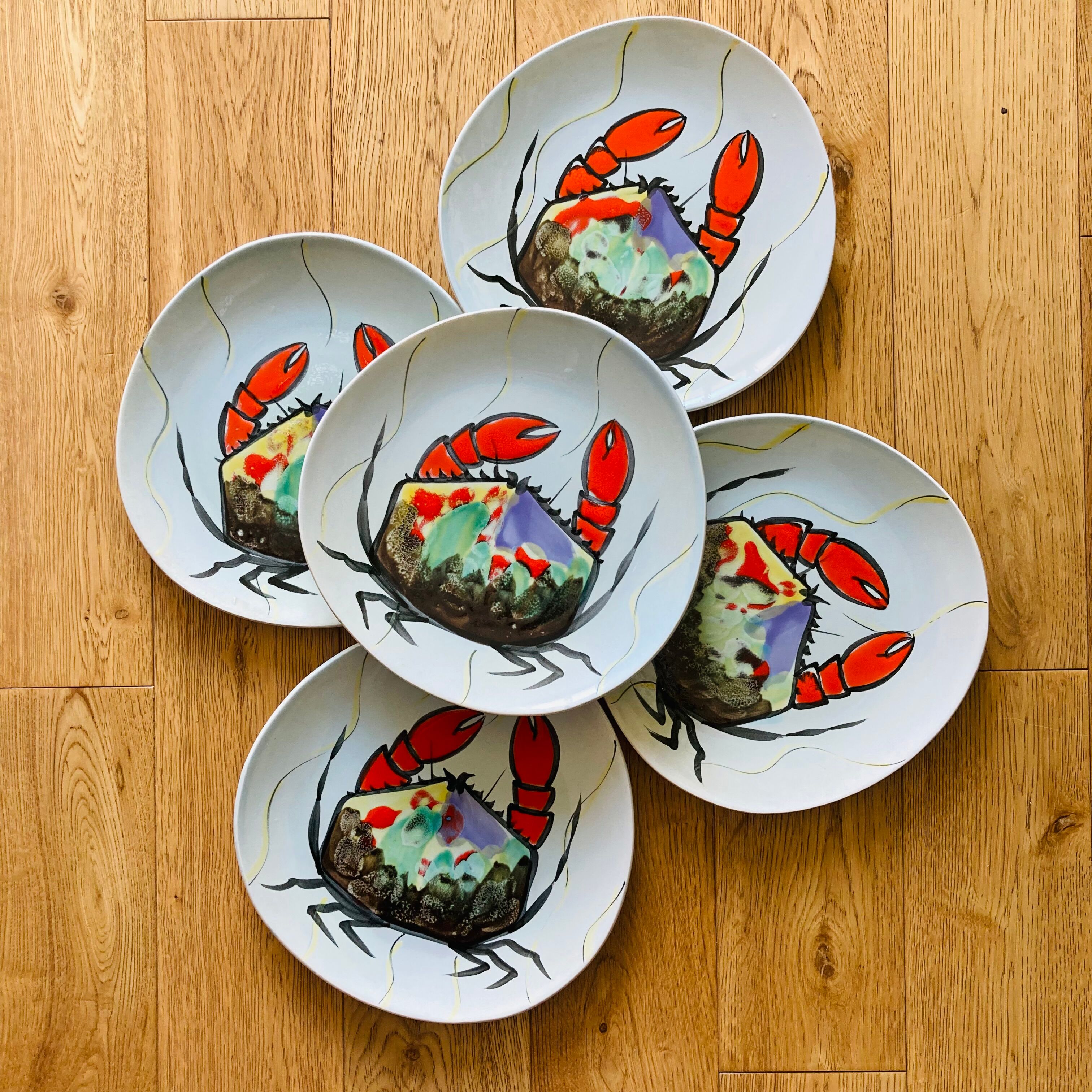 5 plates crab mbfa pornic