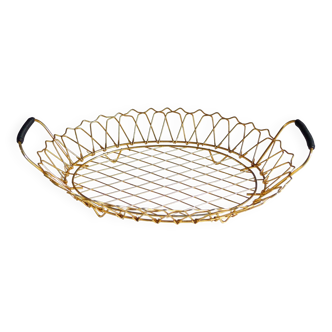 Openwork metal basket 1960'
