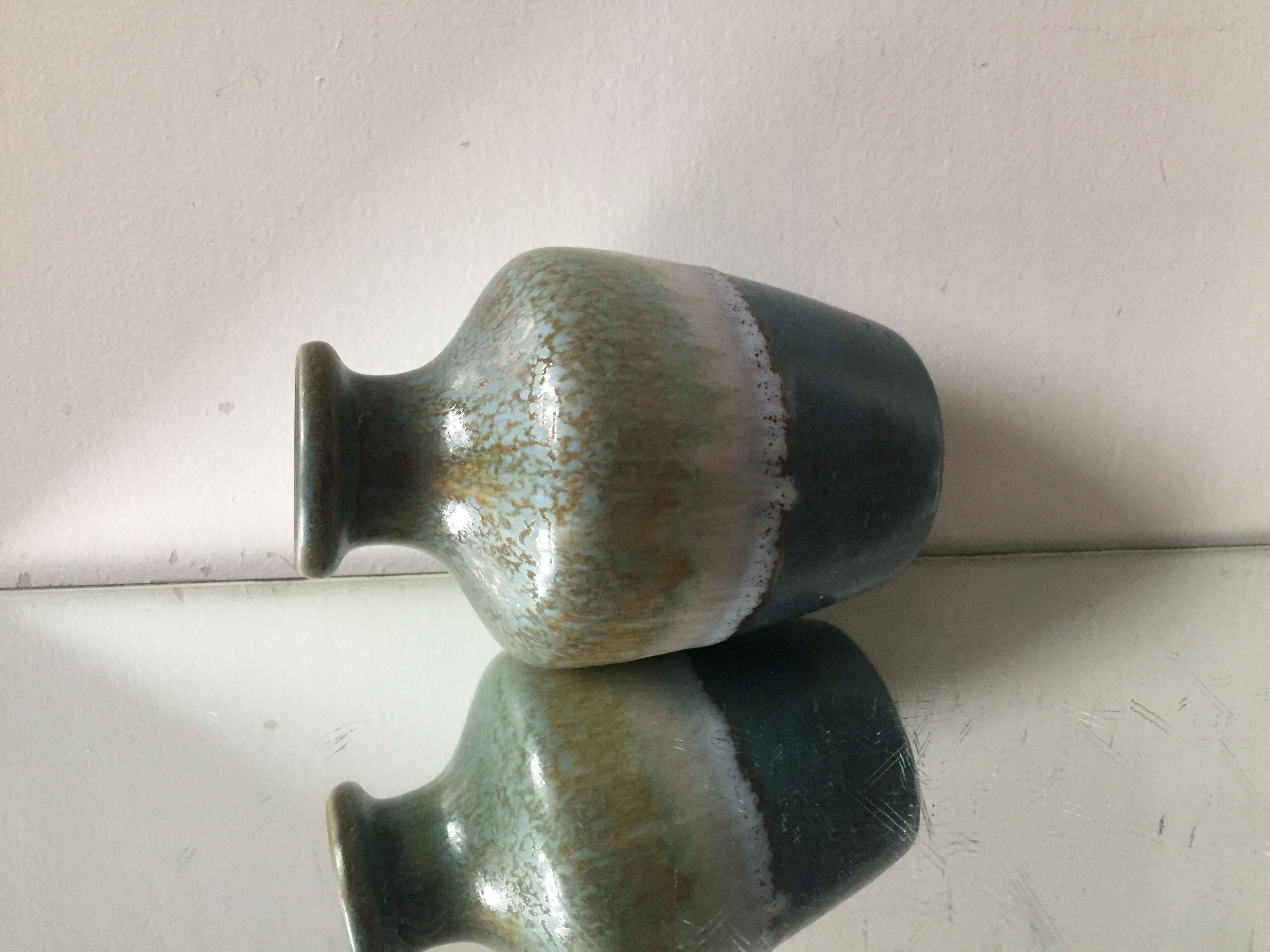 Scandinavian Stoneware Vase Midcentury