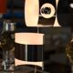 Jocelyne trocmé table lamp oxar - 2 lights - vintage - space age - 1960s/1970s