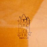 Soupière légumier vintage faïencerie Gien ambre