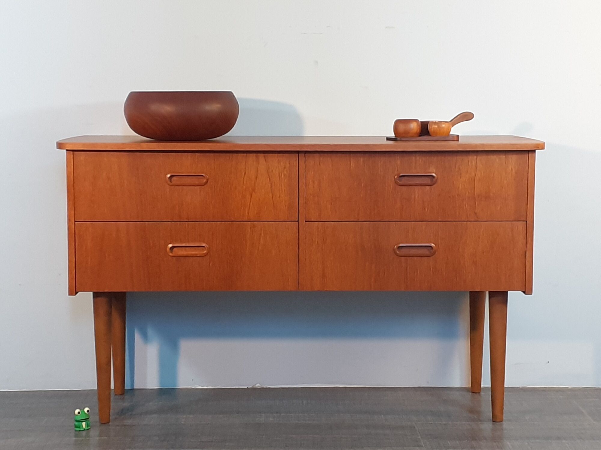 Coiffeuse Norvégienne en Teck convertible Commode, par Steen & Strøm's, Vintage Scandinave 1960s