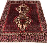 handmade Persian rug from Hamedan