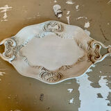 Aged white porcelain dish