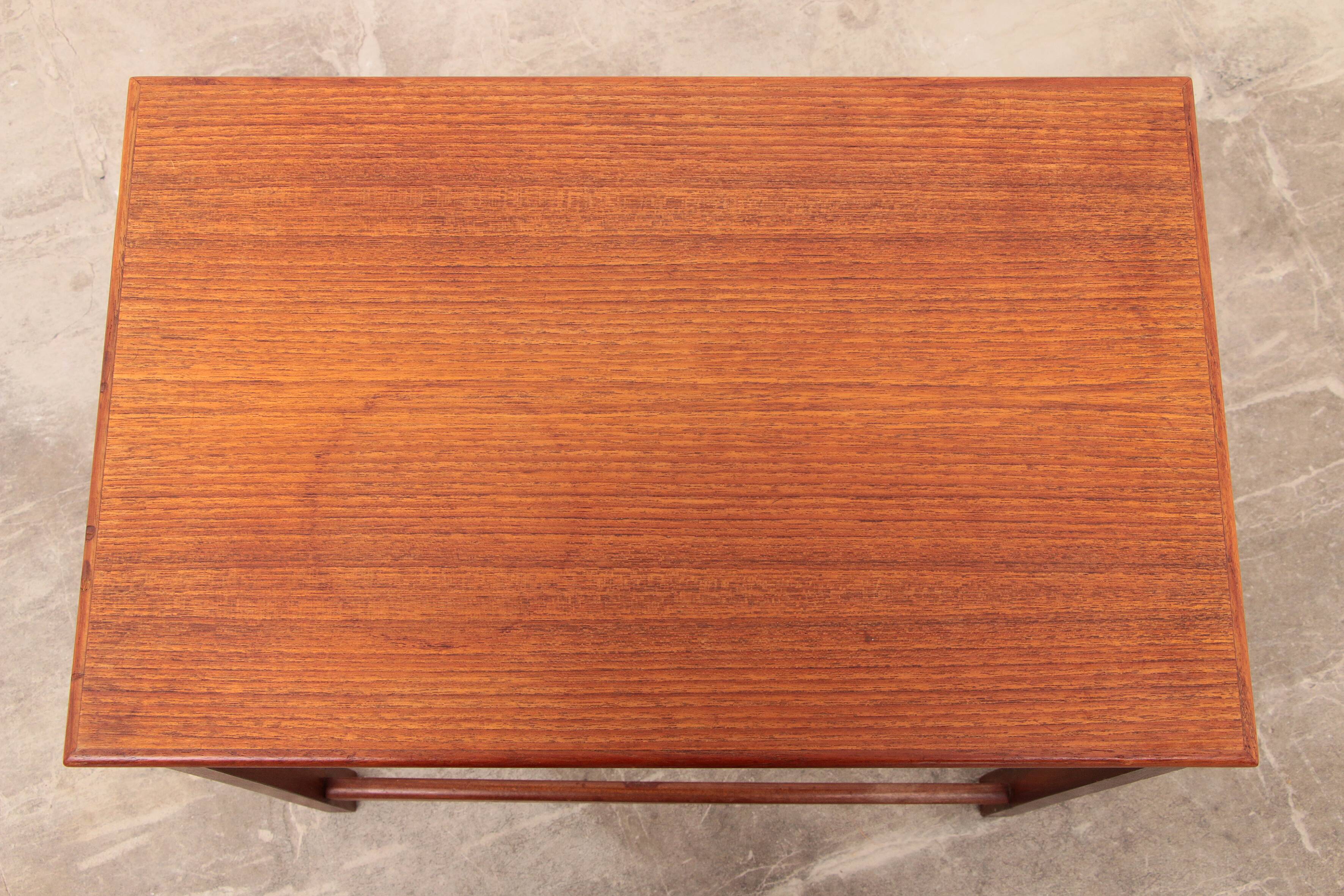 Teak wood bedside table or side table, 1960s