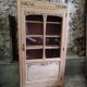 Meuble vitrine vaisselier art déco bois