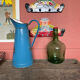Blue pitcher