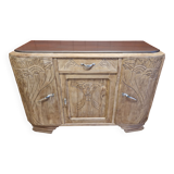 Renovated art deco oak sideboard