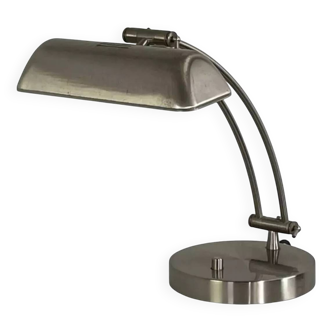 Articulated desk lamp in chrome metal