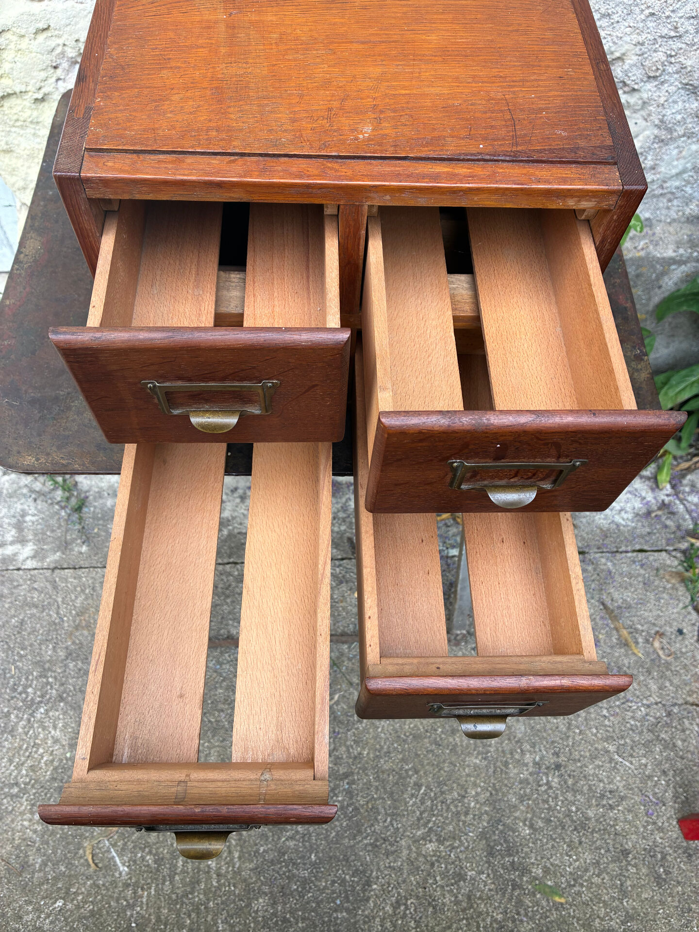 Workshop wooden storage cabinet