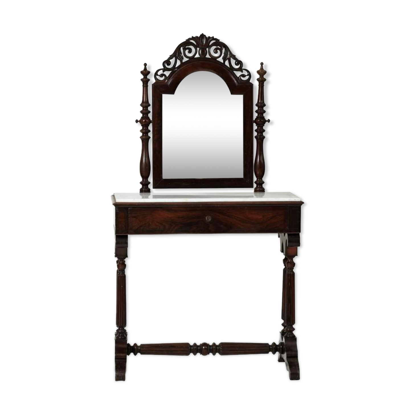 Hairdresser, mahogany, Louis Philippe period