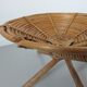 70s bamboo rattan basket