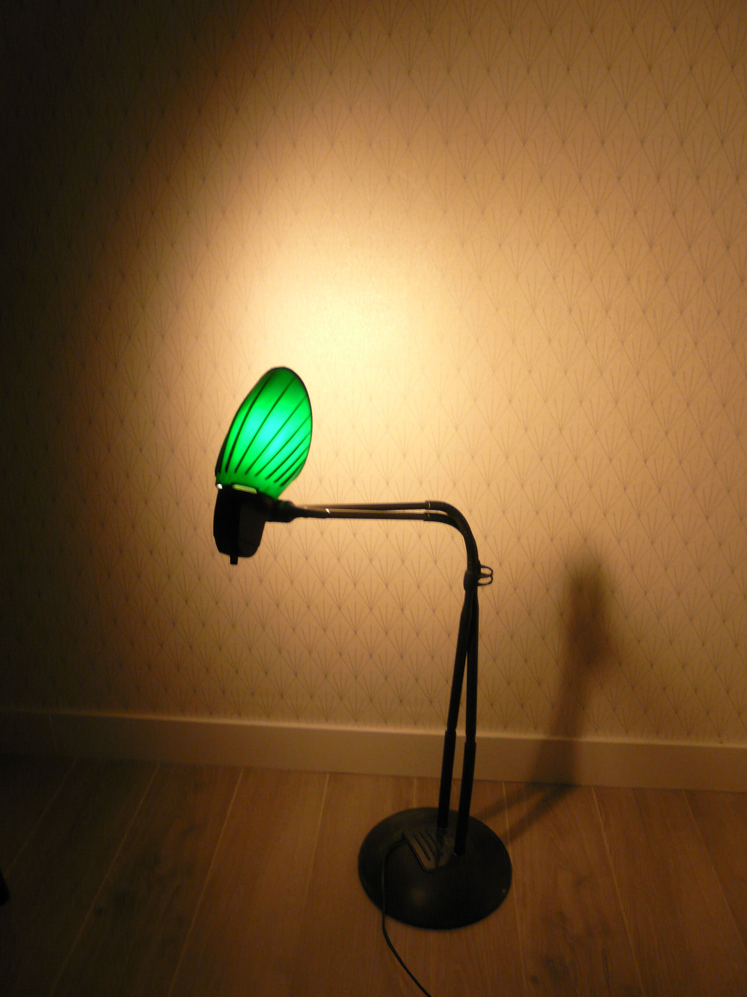 Arteluce tango green lamp Stephan Copland