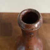 Old glazed stoneware bottle