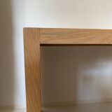 Contemporary solid oak desk