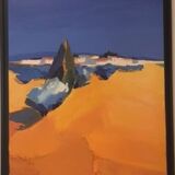 Huile sur Toile (1997) le vieux cyprès, Pascal Etchenic