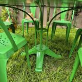 Joseph Mathieu garden table and chairs set