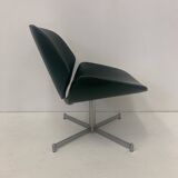 Mid-Century Artifort Geoffrey Harcourt lounge chair ‘Exquis’ , dark green ,