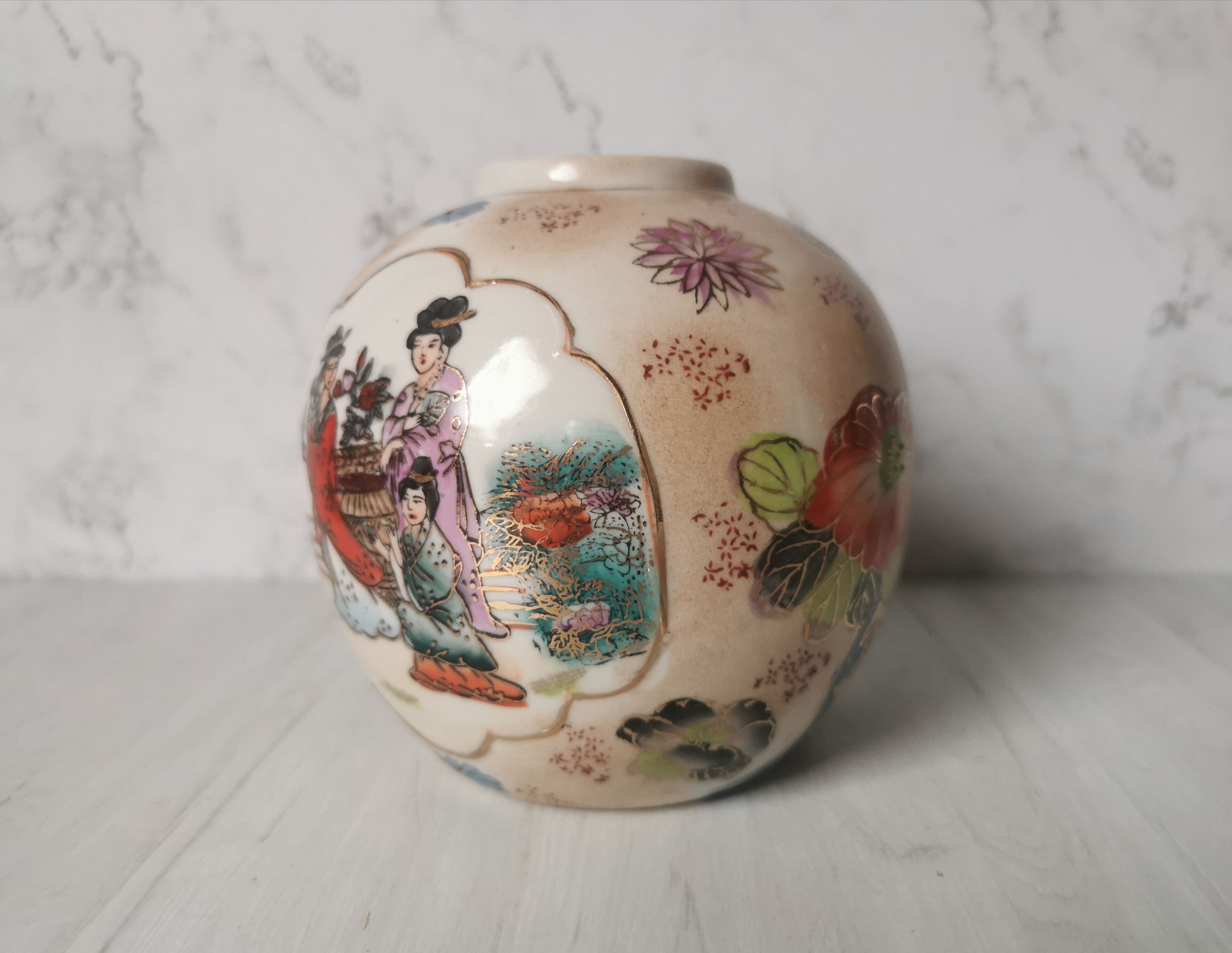 Chinese ball vase