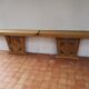 Console en chene blanchi style art deco