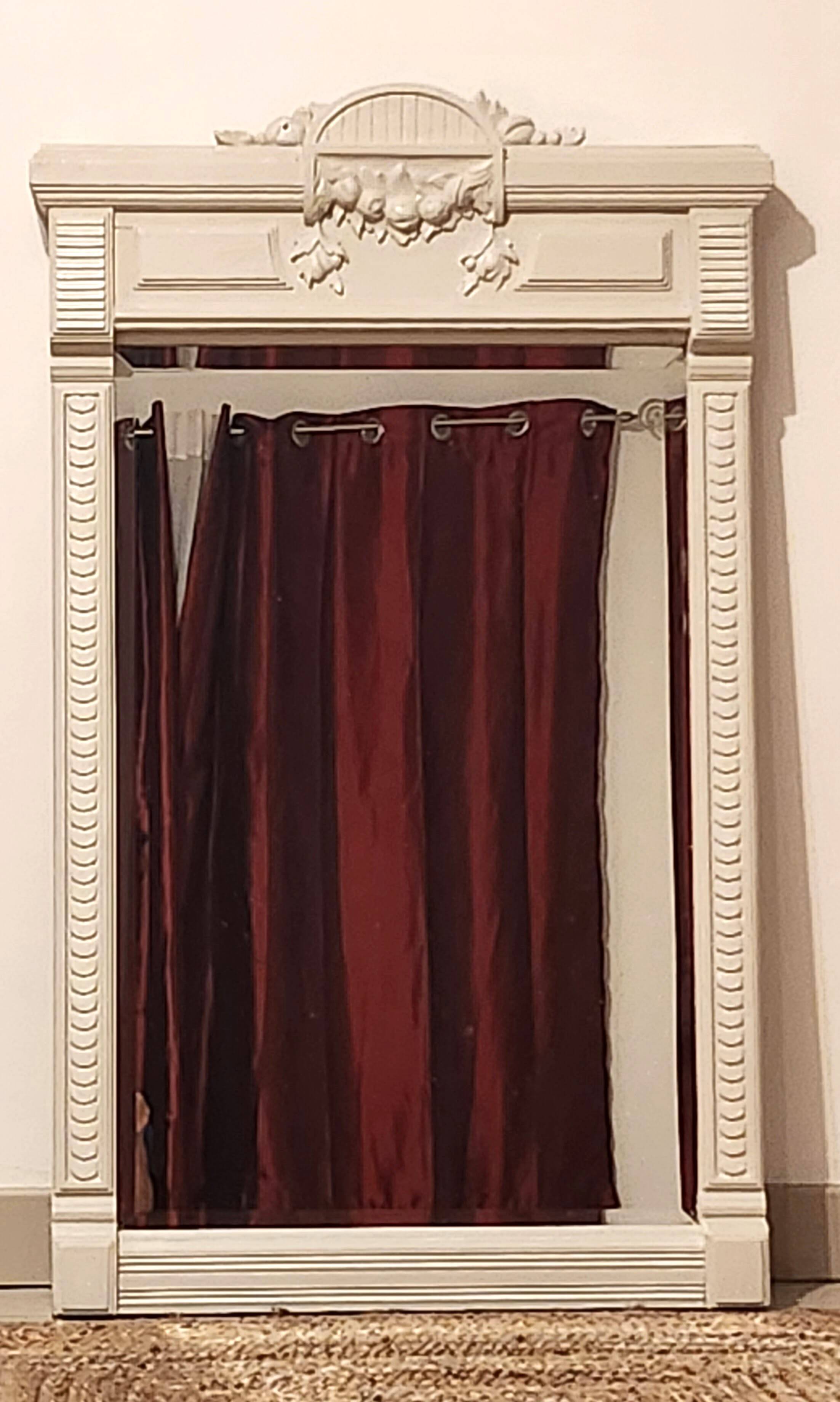 Antique trumeau mirror