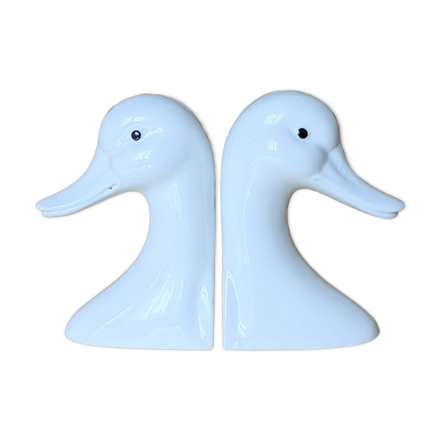 Vintage duck bookends (D-0036)