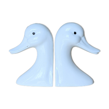 Vintage duck bookends (D-0036)