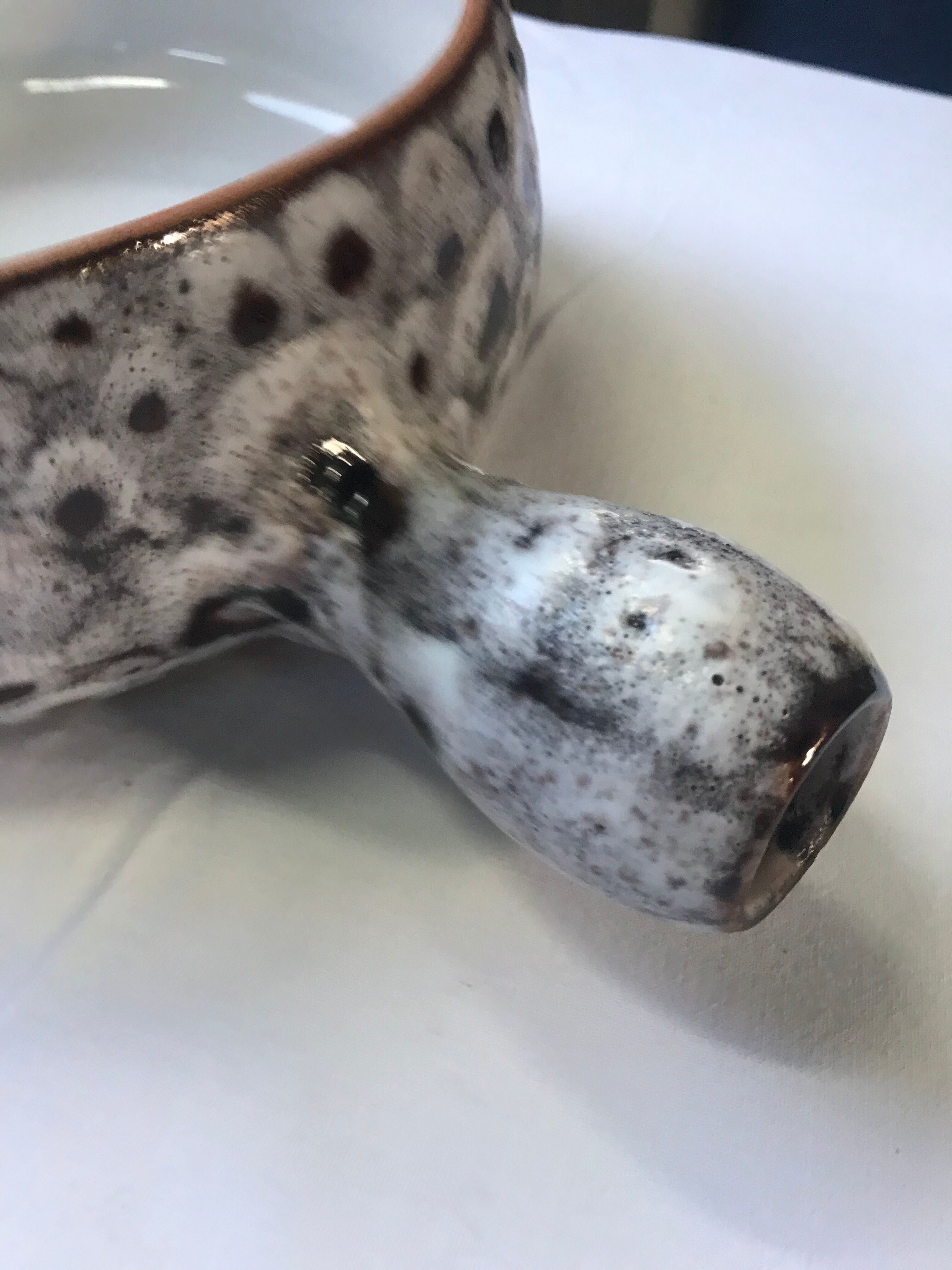 Caquelon for baking in the oven of the Grandjean house in Vallauris